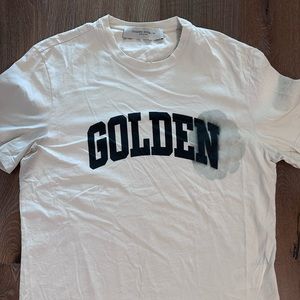 Men’s Golden Goose Stained Effect T shirt - Size Medium